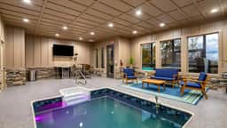Luxe Design New Build | Indoor Pool, Spa, Arcade, Firepit | Rambling Ridge Lodge