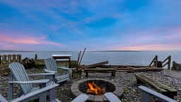 Chic Whidbey Island Waterfront Home w/ Hot Tub, Firepits + Views