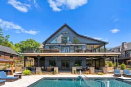 Black Bear & Blue Heron by AvantStay | 2 Lakefront Homes, Sleeps 43 | Pool, Dock, Theater
