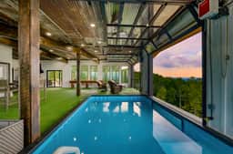 Skyline Sanctuary by AvantStay | Indoor Pool, Game Room, Firepit, Mountain Views, Luxe Design