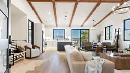 Modern Lodge Near Lake, Village, & Snow Summit | Game Room, Decks, Firepit, Views