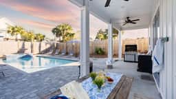 Sleeps 20! 5 Min Walk to Beach, Private Pool & Hot Tub, Chic 8BDR Beach House - Lyle by AvantStay
