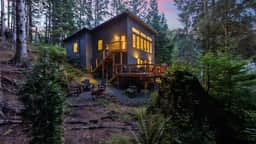 Peaceful Treehouse-Style Stay with Sauna, Fire Pit & Forest Views Near the Coast | The Treehouse by AvantStay