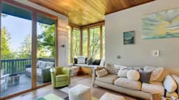 Coastal escape w/ balcony, firebowl & ocean views near Manzanita | Sunset House by AvantStay