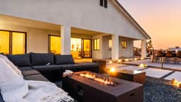 Bocce, Pool+Spa, Game Room, Firepit | Modern Oasis | Yucca Haven by AvantStay