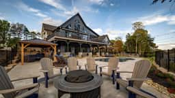 Luxe Lakefront Lodge w/ Pool, Hot Tub, Theater & Private Dock | Sleeps 21