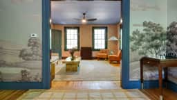 Relax in Style at Historic Modern on Main with Modern Amenities & Wooded Views