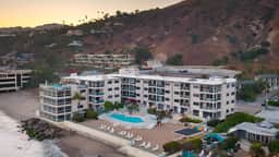 Oceanfront Gem w/ Balcony, Pool, Hot Tub & Carbon Beach Access | Bluewater Haven by AvantStay