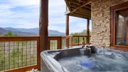Sleeps 21 • Luxury Cabin w/ Panoramic View, Hot Tub, Game Room | Pinnacle Chalet
