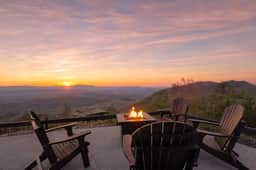 Luxury Cabin w/ 180 Views, Hot Tub & Firepit Near Dollywood & Nat'l Park | Bird's-Eye View by AvantStay