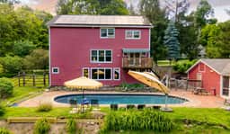 Historic Barn Retreat w/ Pool & Pond Views | Longview Pond Lodge by AvantStay