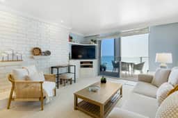 Oceanfront Gem w/ Balcony, Pool, Hot Tub & Carbon Beach Access | Bluewater Haven by AvantStay