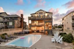Sleeps 28 | Beachfront w/ Pool, Hot Tub, Game Room | Atlantic Watch by AvantStay
