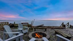 Chic Whidbey Island Waterfront Home w/ Hot Tub, Firepits + Views