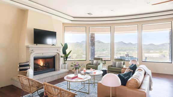 Luxe Scottsdale Desert Oasis • Infinity Pool, Spa, Panoramic Views + Firepit