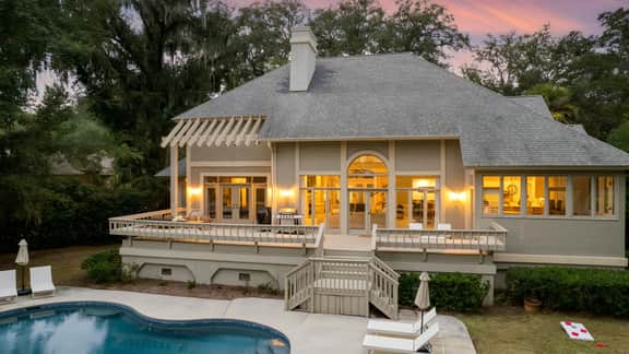 Hilton Ivory | 15th Hole of Harbourtown Golf Course | Private Pool + Hot Tub