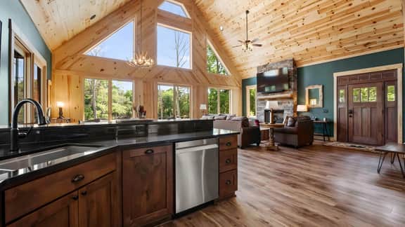 Luxe Lakefront Retreat w/ Pool, Hot Tub, Theater & Private Dock | Sleeps 20+