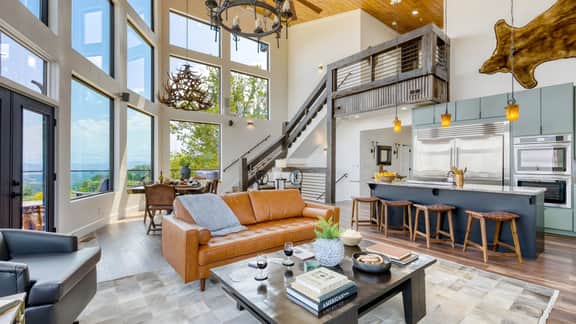 Skyline Sanctuary by AvantStay | Indoor Pool, Game Room, Firepit, Mountain Views, Luxe Design