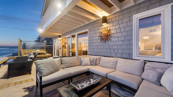 Unbeatable Beachfront Bliss w/ Ocean Views, Luxe Interiors & Patio | Beach Road
