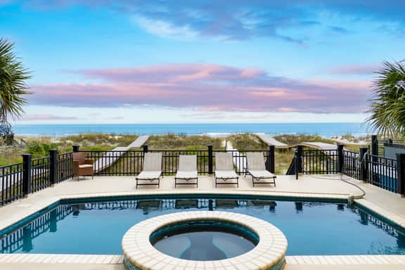 Oceanfront, Pool+Hot Tub, Game Room, Views | Steps to Beach | Lido by AvantStay
