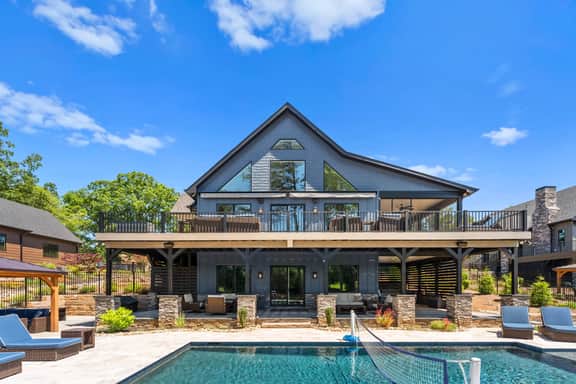 Black Bear & Blue Heron by AvantStay | 2 Lakefront Homes, Sleeps 43 | Pool, Dock, Theater