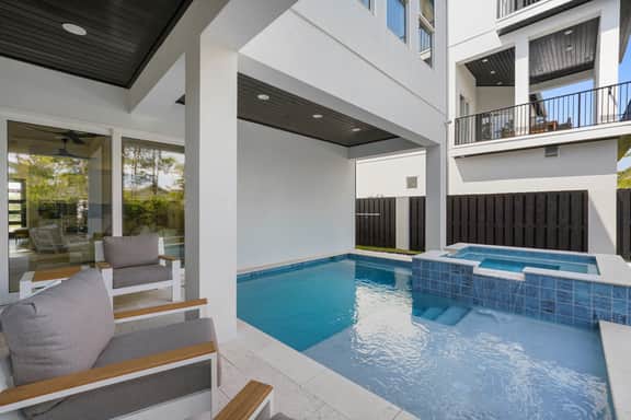 Priv Heated Pool + Spa, Golf Cart Included, 7BDR, Sleeps 20 | 30A Serenity Sands