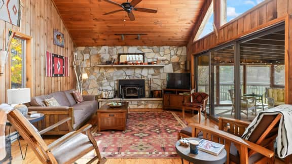 Secluded Retreat w/ Pool, Hot Tub, Fire Pit, Views | Windham Mountain House