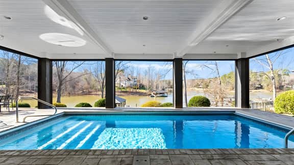 Luxury Lakefront Stay | Private Dock, Indoor/Outdoor Pool | The Retreat