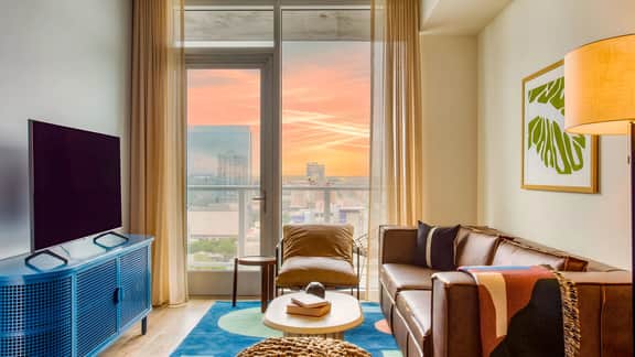Sleeps 34! 11 Condos in New Austin High Rise w/ Rooftop Pool, Gym, Yoga Studio