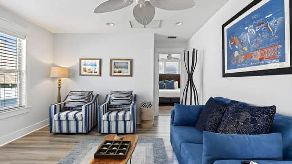 Private Backyard • Minutes to 30A + Beaches • Golf Cart + Bikes | The Little Blue Beach House by AvantStay