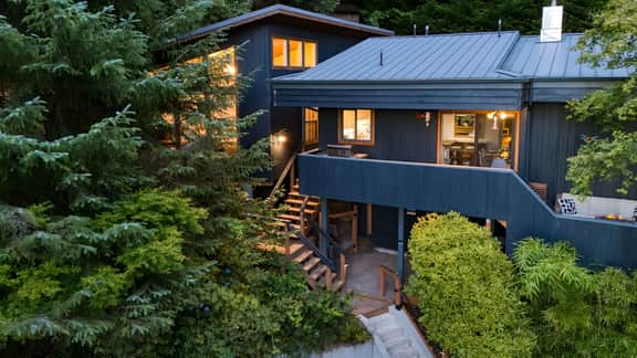 Coastal escape w/ balcony, firebowl & ocean views near Manzanita | Sunset House by AvantStay