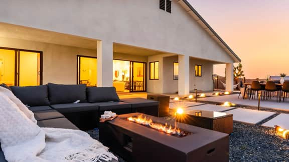 Bocce, Pool+Spa, Game Room, Firepit | Modern Oasis | Yucca Haven by AvantStay