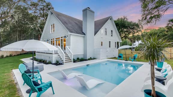 Summer Sale! Walk to Beach, Private Pool, Big Yard | Southern Oasis by AvantStay