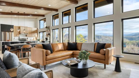 Modern Smoky Mountain Stay With Two Decks, Plunge Pool & Game Room | Overlook Lodge by AvantStay