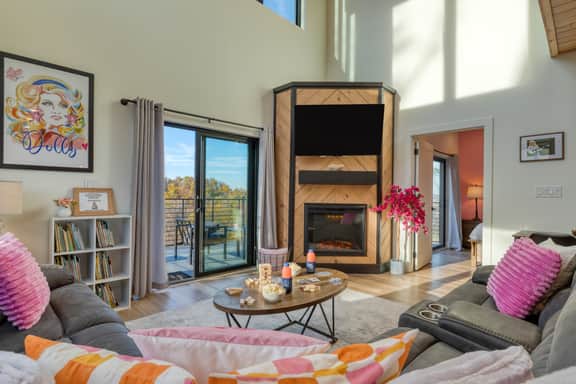 Smoky Mountain Cabin with Indoor Pool + Hot Tub + Views | Dolly's Dreamhouse by AvantStay