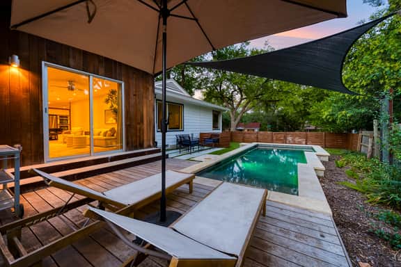 Modern Austin Home w/ Pool, Putting Green & Coffee Nook | Townes Retreat by AvantStay