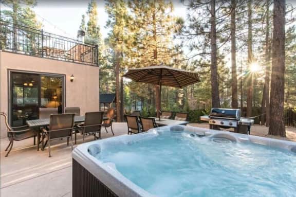 Walk to Lake | 6BR Cabin w/ Game Room, Hot Tub | Big Bear Castle