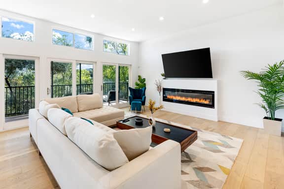 Scenic LA Stay Near Ventura Blvd with Deck, Games, Fireplace & Outdoor Dining | Marmol Vista by AvantStay