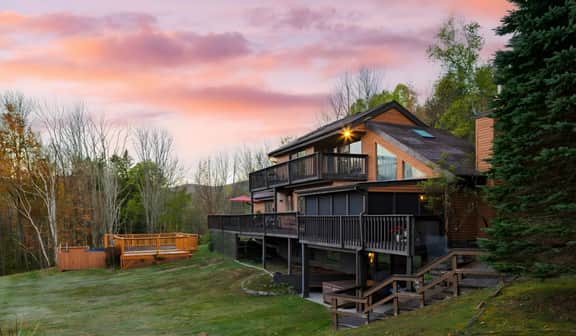 Secluded Retreat w/ Pool, Hot Tub, Fire Pit, Views | Windham Mountain House