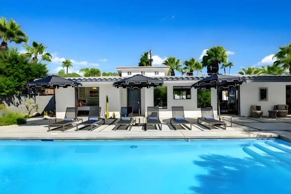 Modern Oasis w/ Pool, Patio Lounge, & Mountain Views | Palo Verde by AvantStay