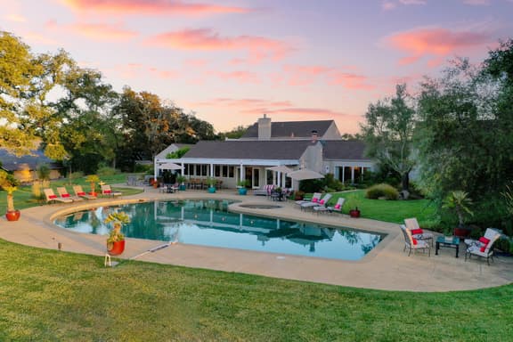 Hilltop Pool + Patio + Panoramic Views | Wine Country Retreat | Sonoma Sunshine