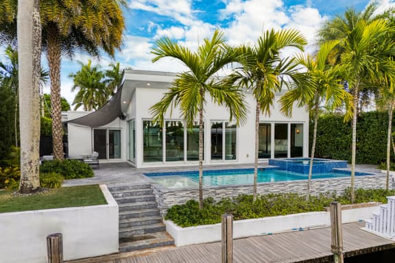 Luxury Waterfront Home w/ Pool, Hot Tub & Dock Near Las Olas | Gulfstream