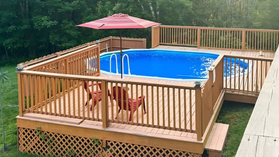 Secluded Retreat w/ Pool, Hot Tub, Fire Pit, Views | Windham Mountain House
