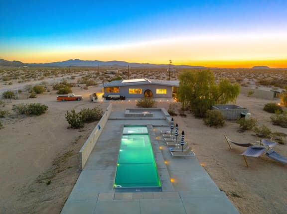 Sky Ranch Noir | Luxe Desert Compound with Pool, Sauna & Stargazing
